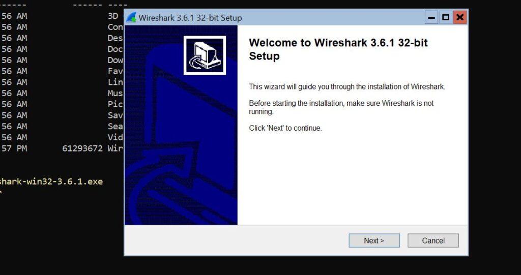 Install Wireshark Via Command Line